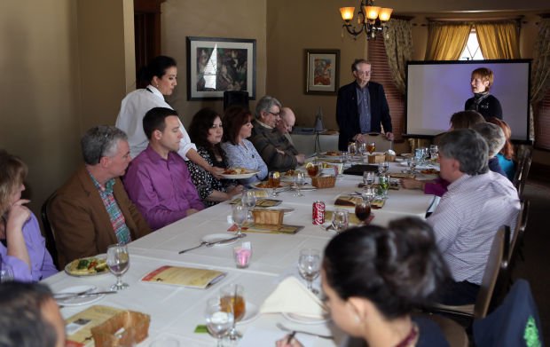 Contractors hear about plans by the Indiana Ballet Theatre Northwest board to renovate the former nurses' home